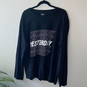 3/$15 “Yesterday” Long Sleeve Tee